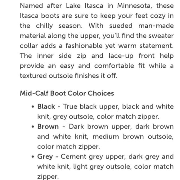 Itasca NIB Charlotte Gray Faux Suede Knit Bungee Detail Mid Calf Boots Size 10 - Picture 9 of 11